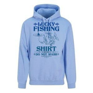 Funny Lucky Fishing Do Not Wash Fishing Fan Unisex Surf Hoodie