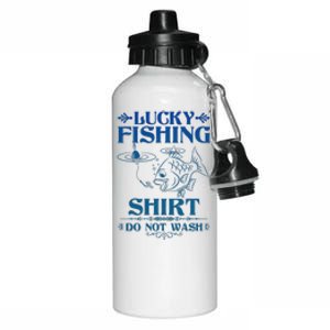 Funny Lucky Fishing Do Not Wash Fishing Fan Aluminum Water Bottle