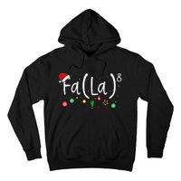 FA (LA)8 Funny Christmas Santa Fa La Math Teacher Hoodie