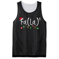 FA (LA)8 Funny Christmas Santa Fa La Math Teacher Mesh Reversible Basketball Jersey Tank