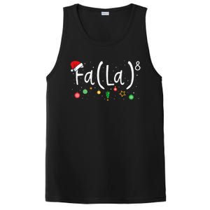 FA (LA)8 Funny Christmas Santa Fa La Math Teacher PosiCharge Competitor Tank