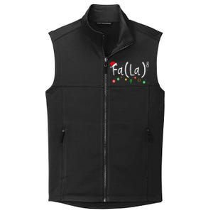 FA (LA)8 Funny Christmas Santa Fa La Math Teacher Collective Smooth Fleece Vest