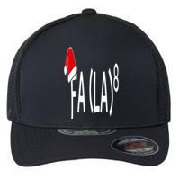 Fa (La)8 Funny Christmas Santa Fa La Math Teacher Student Flexfit Unipanel Trucker Cap