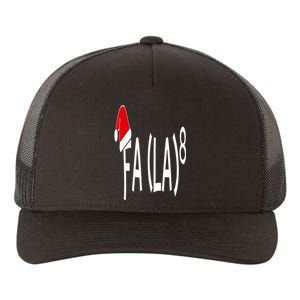 Fa (La)8 Funny Christmas Santa Fa La Math Teacher Student Yupoong Adult 5-Panel Trucker Hat