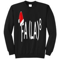 Fa (La)8 Funny Christmas Santa Fa La Math Teacher Student Sweatshirt