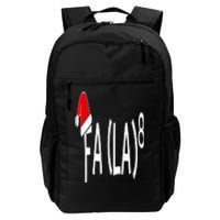 Fa (La)8 Funny Christmas Santa Fa La Math Teacher Student Daily Commute Backpack