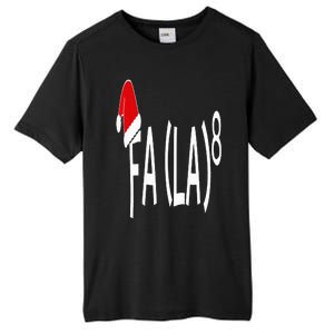 Fa (La)8 Funny Christmas Santa Fa La Math Teacher Student Tall Fusion ChromaSoft Performance T-Shirt