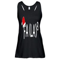 Fa (La)8 Funny Christmas Santa Fa La Math Teacher Student Ladies Essential Flowy Tank