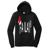 Fa (La)8 Funny Christmas Santa Fa La Math Teacher Student Women's Pullover Hoodie