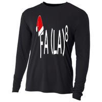 Fa (La)8 Funny Christmas Santa Fa La Math Teacher Student Cooling Performance Long Sleeve Crew