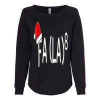 Fa (La)8 Funny Christmas Santa Fa La Math Teacher Student Womens California Wash Sweatshirt