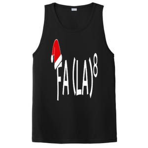 Fa (La)8 Funny Christmas Santa Fa La Math Teacher Student PosiCharge Competitor Tank