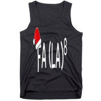 Fa (La)8 Funny Christmas Santa Fa La Math Teacher Student Tank Top