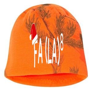 Fa (La)8 Funny Christmas Santa Fa La Math Teacher Student Kati - Camo Knit Beanie