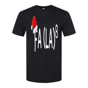 Fa (La)8 Funny Christmas Santa Fa La Math Teacher Student Softstyle CVC T-Shirt