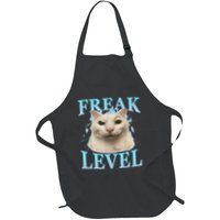 Freak Level Funny Cat Meme Certified Freak Humor Sarcastic Apron