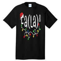 FA (LA)8 Funny Christmas Santa Fa La Math Teacher Tall T-Shirt