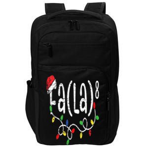 FA (LA)8 Funny Christmas Santa Fa La Math Teacher Impact Tech Backpack