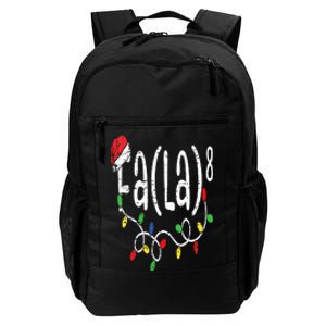 FA (LA)8 Funny Christmas Santa Fa La Math Teacher Daily Commute Backpack