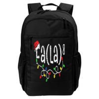 FA (LA)8 Funny Christmas Santa Fa La Math Teacher Daily Commute Backpack