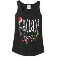 FA (LA)8 Funny Christmas Santa Fa La Math Teacher Ladies Essential Tank