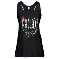 FA (LA)8 Funny Christmas Santa Fa La Math Teacher Ladies Essential Flowy Tank