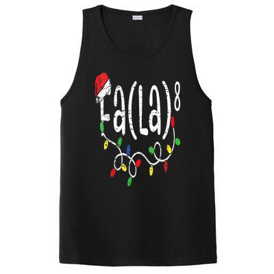 FA (LA)8 Funny Christmas Santa Fa La Math Teacher PosiCharge Competitor Tank