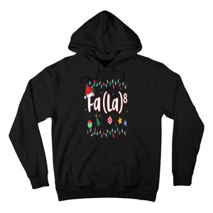 Fa (La)8 Funny Christmas Santa Fa La Math Hoodie