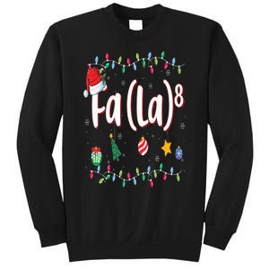 Fa (La)8 Funny Christmas Santa Fa La Math Sweatshirt