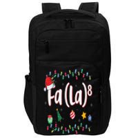 Fa (La)8 Funny Christmas Santa Fa La Math Impact Tech Backpack