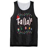 Fa (La)8 Funny Christmas Santa Fa La Math Mesh Reversible Basketball Jersey Tank