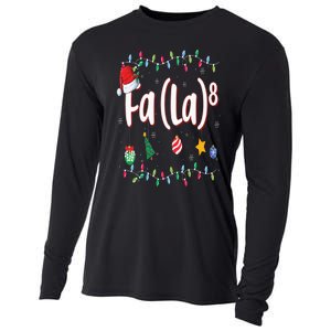 Fa (La)8 Funny Christmas Santa Fa La Math Cooling Performance Long Sleeve Crew