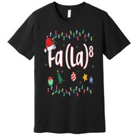 Fa (La)8 Funny Christmas Santa Fa La Math Premium T-Shirt