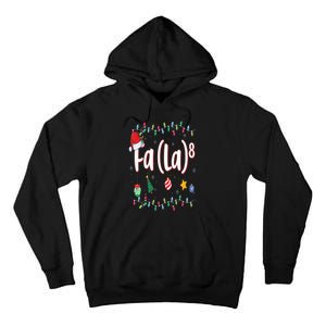 Fa (La)8 Funny Christmas Santa Fa La Math Tall Hoodie