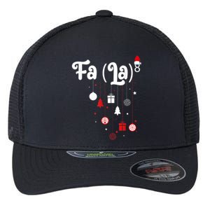 Fa (La)8 Funny Christmas Santa Fa La Math Flexfit Unipanel Trucker Cap