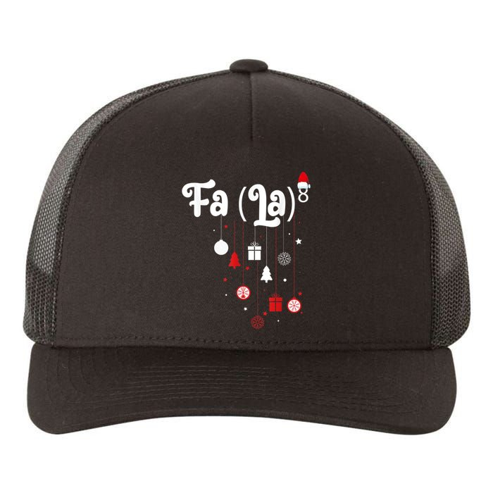 Fa (La)8 Funny Christmas Santa Fa La Math Yupoong Adult 5-Panel Trucker Hat