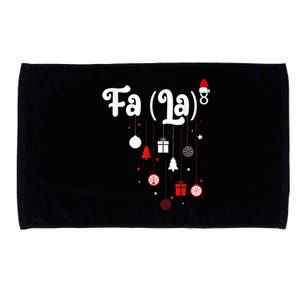 Fa (La)8 Funny Christmas Santa Fa La Math Microfiber Hand Towel