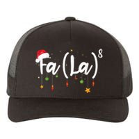 Fa (La)8 Funny Christmas Santa Fa La Math Yupoong Adult 5-Panel Trucker Hat