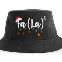 Fa (La)8 Funny Christmas Santa Fa La Math Sustainable Bucket Hat