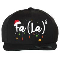 Fa (La)8 Funny Christmas Santa Fa La Math Wool Snapback Cap