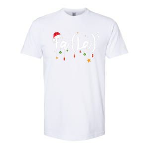 Fa (La)8 Funny Christmas Santa Fa La Math Softstyle CVC T-Shirt