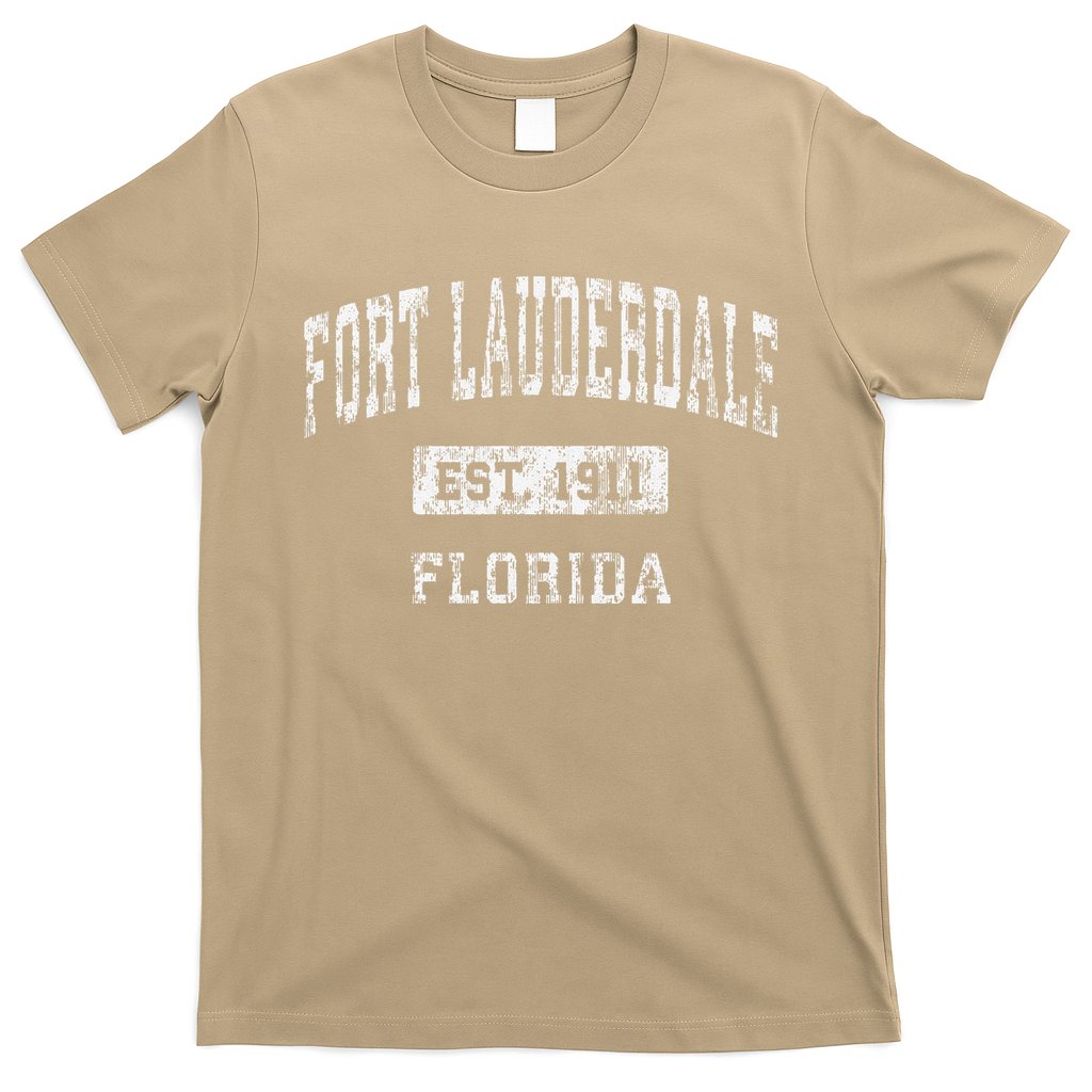 Fort Lauderdale Florida Fl Vintage Established T-Shirt