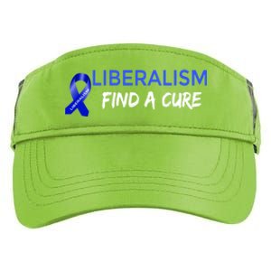 Funny Liberalism Find A Cure Cool Gift Adult Drive Performance Visor