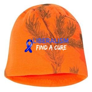 Funny Liberalism Find A Cure Cool Gift Kati - Camo Knit Beanie