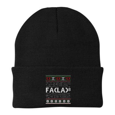 Fa (La)8 Funny Christmas Santa Fa La Math Teacher Student Knit Cap Winter Beanie