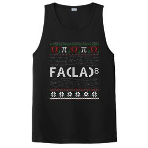 Fa (La)8 Funny Christmas Santa Fa La Math Teacher Student PosiCharge Competitor Tank