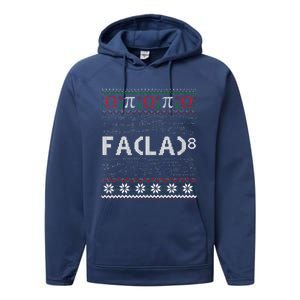 Fa (La)8 Funny Christmas Santa Fa La Math Teacher Student Performance Fleece Hoodie