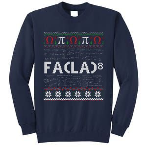 Fa (La)8 Funny Christmas Santa Fa La Math Teacher Student Tall Sweatshirt