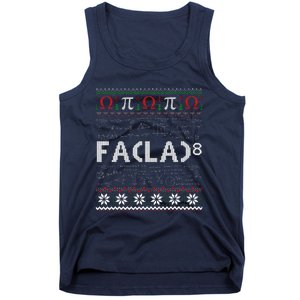 Fa (La)8 Funny Christmas Santa Fa La Math Teacher Student Tank Top