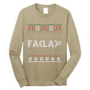 Fa (La)8 Funny Christmas Santa Fa La Math Teacher Student Long Sleeve Shirt